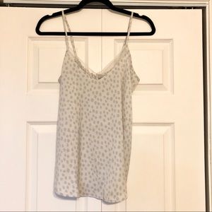 Aerie Animal Print Satin Tank